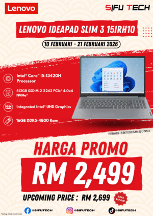 LENOVO IDEAPAD SLIM 3 15IRH10