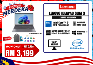 Lenovo Ideapad Slim 3-83RR00A4MJ/A3MJ