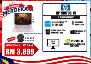 HP VICTUS 15-fa2547/48/49TX