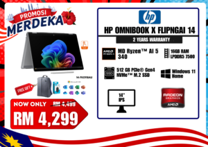 HP OmniBook X FlipNGAI 14-FK0118AU